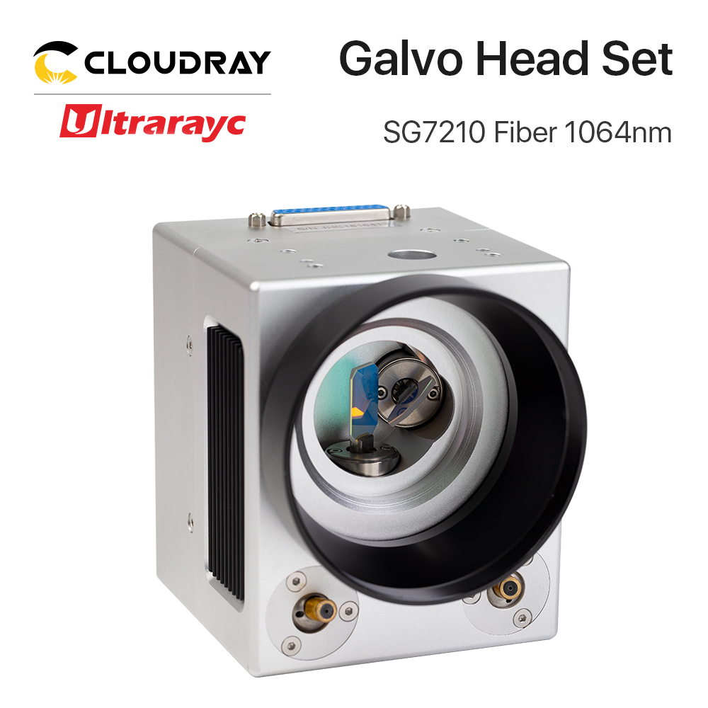 1064nm Fiber Laser Scanning Galvo Head SG7210 SG7210R 0-100W Input Aperture 10mm for Fiber Marking